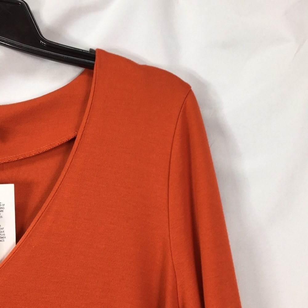 ASOS Orange Maternity Bell Sleeve Maxi Dress Size 14 NEW With Tags - Picture 7 of 10